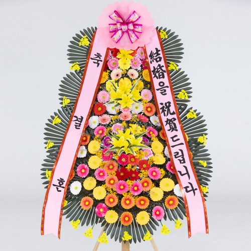 광주 축하화환 3단 특대형 - 광주꽃배달