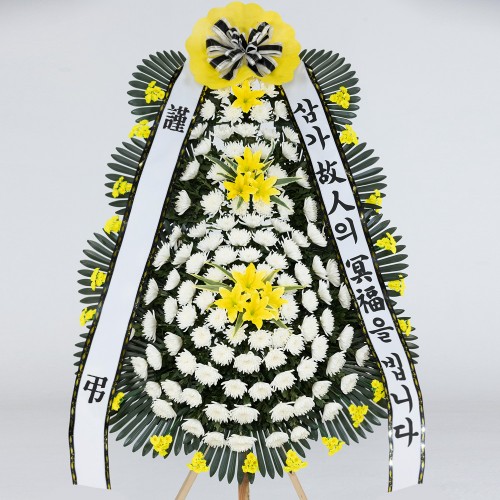 광주 근조화환 3단 특대형 - 광주꽃배달